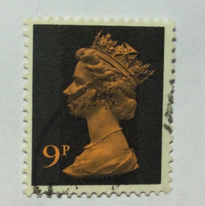 Почтовая марка Великобритания (United Kingdom) Queen Elizabeth II - Decimal Machin | Год выпуска 1971 | Код каталога Михеля (Michel) GB 572.03.1