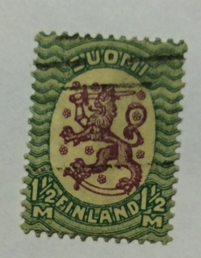 Почтовая марка Финляндия (Suomi Finland) Definitive series I: Lion type m/17 | Год выпуска 1929 | Код каталога Михеля (Michel) FI 88A