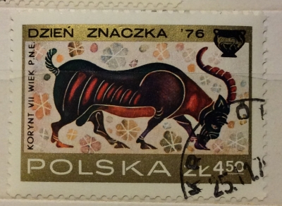 Почтовая марка Польша (Polska) Goat | Год выпуска 1976 | Код каталога Михеля (Michel) PL 2465