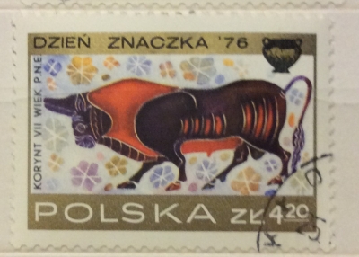 Почтовая марка Польша (Polska) Bull | Год выпуска 1976 | Код каталога Михеля (Michel) PL 2464