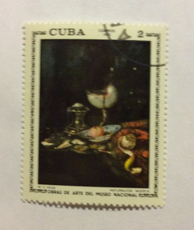 Почтовая марка Куба (Cuba correos) W. C. Heda | Год выпуска 1973 | Код каталога Михеля (Michel) CU 1849