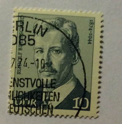Почтовая марка ГДР (DDR) Breitscheid, rudolf | Год выпуска 1960 | Код каталога Михеля (Michel) DD 1915
