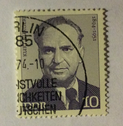 Почтовая марка ГДР (DDR) Bürger, Kurt | Год выпуска 1960 | Код каталога Михеля (Michel) DD 1916