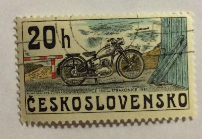 Почтовая марка Чехословакия (Ceskoslovensko) ČZ 150, Strakonice 1951 | Год выпуска 1975 | Код каталога Михеля (Michel) CS 2272-2