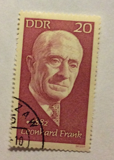 Почтовая марка ГДР (DDR) Frank, Leonhard | Год выпуска 1972 | Код каталога Михеля (Michel) DD 1732