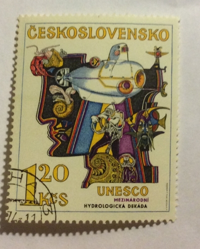 Почтовая марка Чехословакия (Ceskoslovensko) Hydrological Decade UNESCO (1965-1974) | Год выпуска 1974 | Код каталога Михеля (Michel) CS 2197