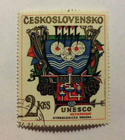 Почтовая марка Чехословакия (Ceskoslovensko) Hydrological Decade UNESCO (1965-1974) | Год выпуска 1974 | Код каталога Михеля (Michel) CS 2199