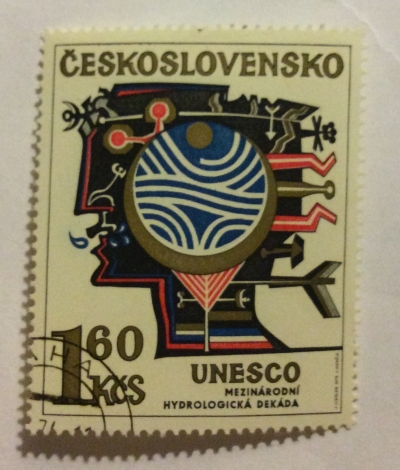 Почтовая марка Чехословакия (Ceskoslovensko) Hydrological Decade UNESCO (1965-1974) | Год выпуска 1974 | Код каталога Михеля (Michel) CS 2198