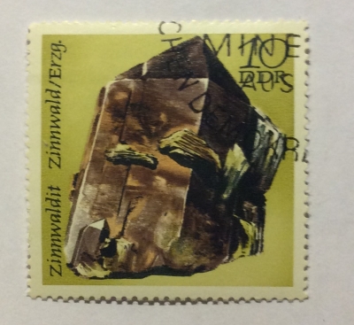 Почтовая марка ГДР (DDR) Zinnwaldite | Год выпуска 1972 | Код каталога Михеля (Michel) DD 1738