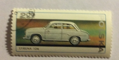Почтовая марка Польша (Polska) Syrena 104 | Год выпуска 1976 | Код каталога Михеля (Michel) PL 2469
