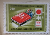 Sapporo Olympic Emblem and Bobsledding