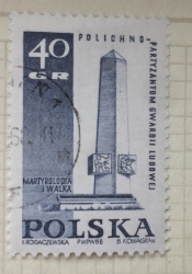Polichno. Memorial to Partisans of Gwardia Ludowa