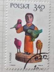 Woman with birds