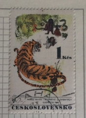 Tiger and other animals, by Mirko Hanák