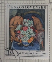 Nosegay, by Max Švabinský (1914)