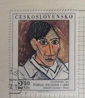 Pablo Picasso, self portrait (1907)