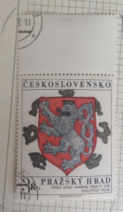 Czech coat of arms (lion), c. 1500