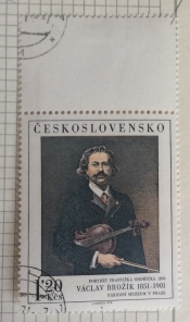 Violinist Frantisek Ondricek, by Vaclav Brožík (1893)