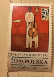 Cellist, by Jerzy Nowosielski