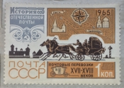 Перевозка почты в XVII-XVIII вв. Почтовая тройка